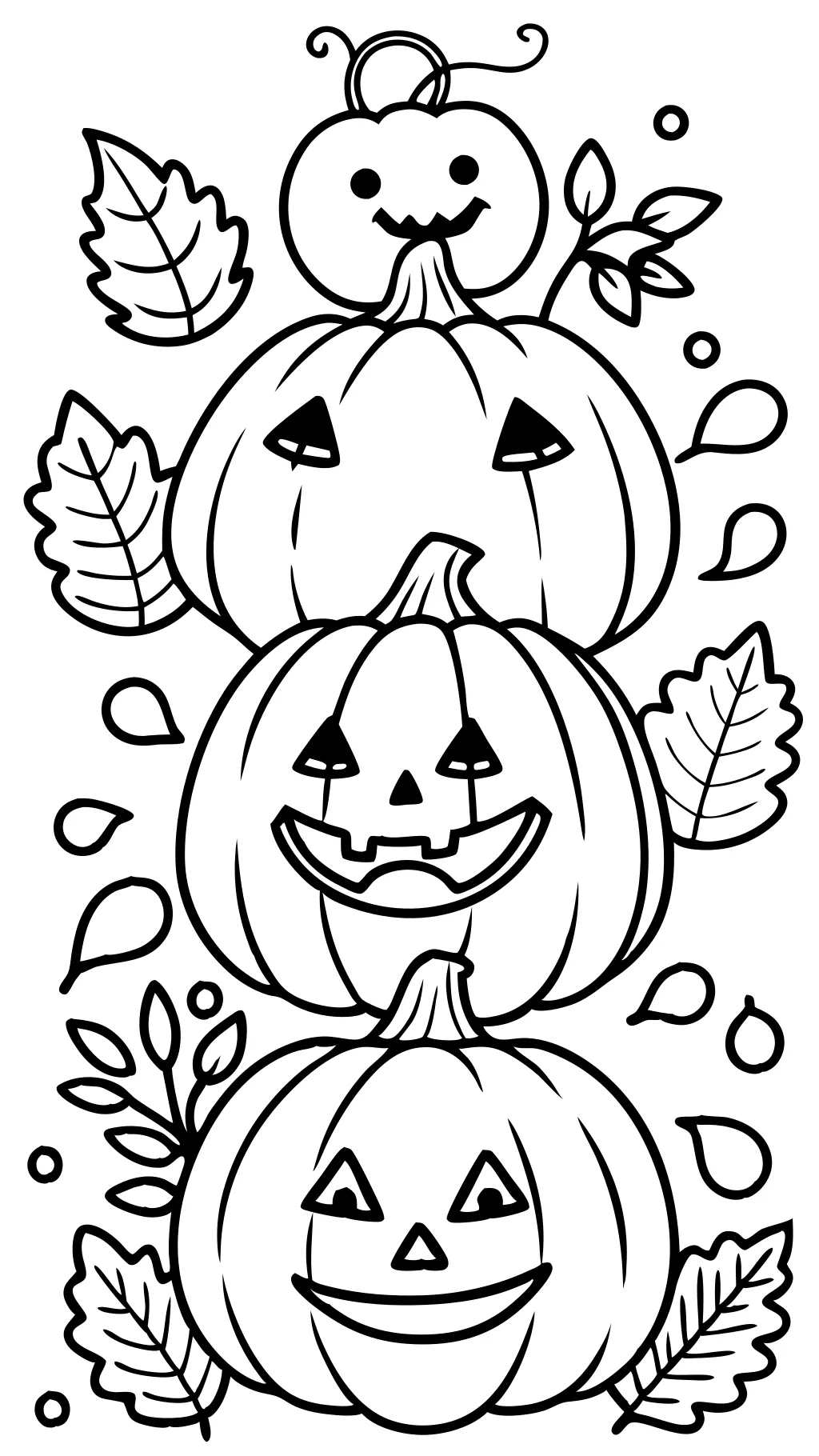 coloring pages of pumpkins